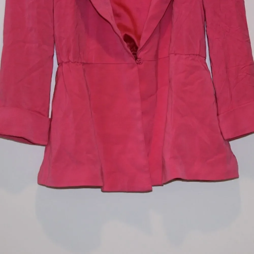Alice + Olivia Pink Neon Blazer Women Size XS